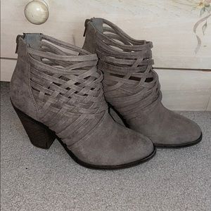 Fergie taupe bootie